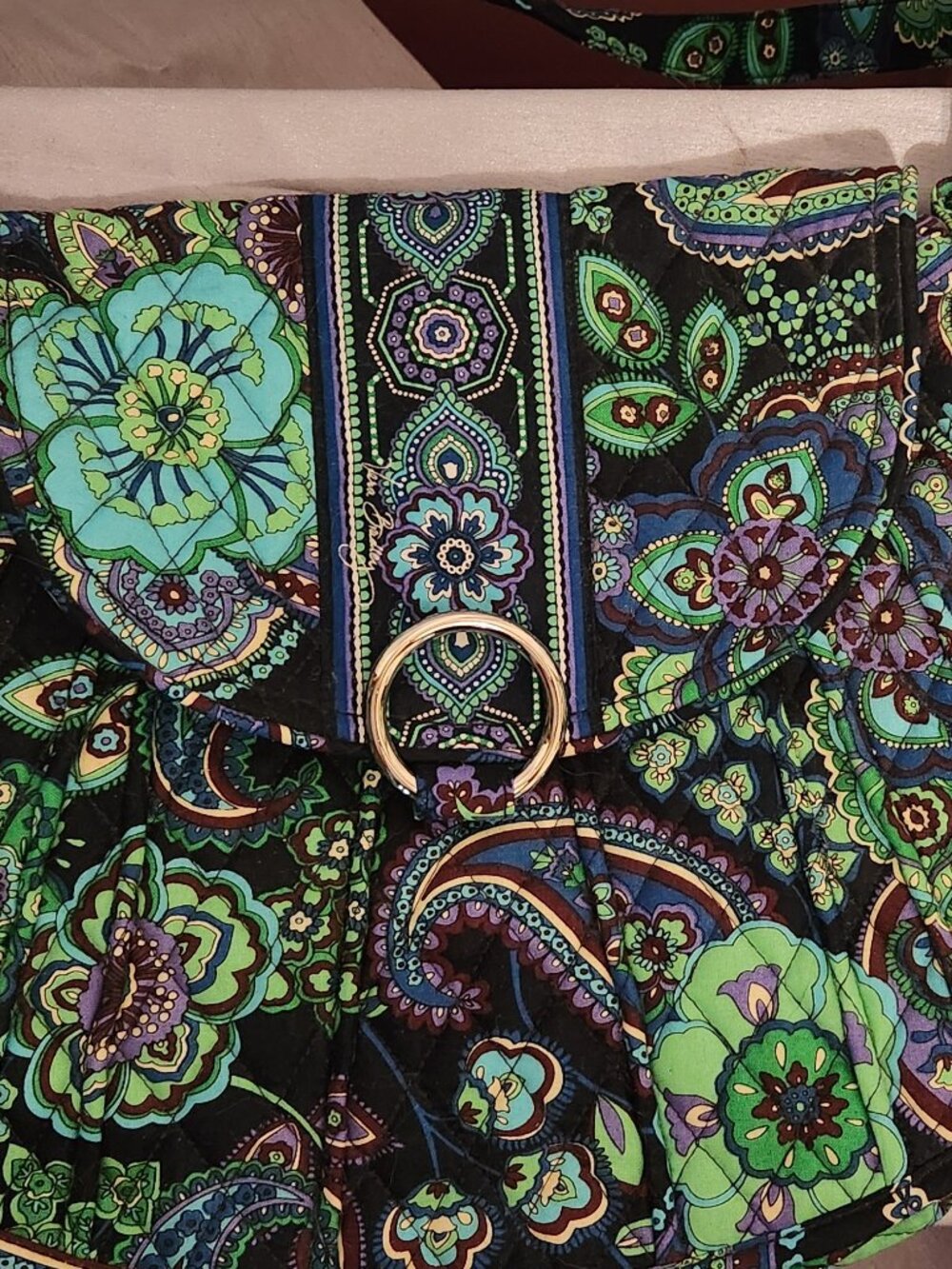 Vera Bradley Saddle Up Crossbody Purse Retired Blue Rhapsody NWT